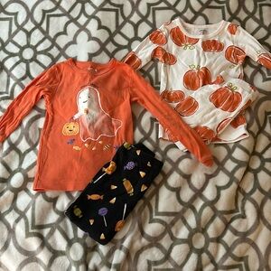 Carters Halloween/fall PJ set